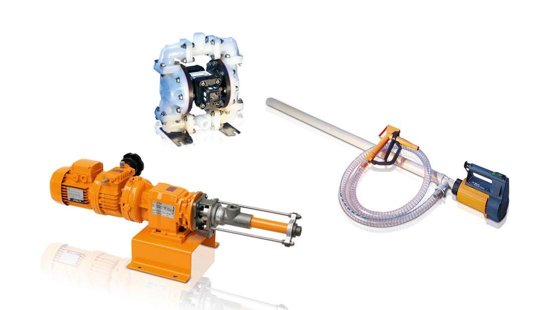 various parts of chemical transfer pumps