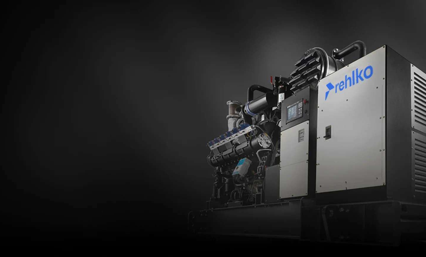 Industrial gas generator